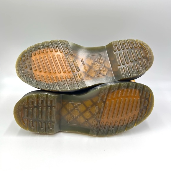 Dr Martens Black Felix Rub Off Faux Vegan Leather 1460 Lace Up Combat Boots NEW - Picture 9 of 14